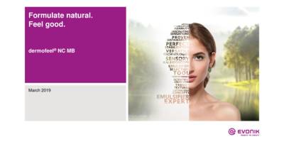 Formulate natural. Feel good.